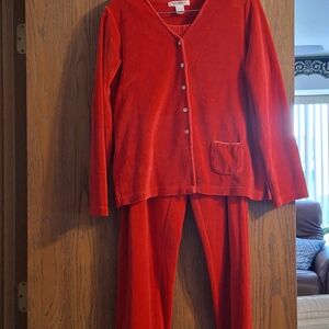 Bali Red Women's Pajama Set